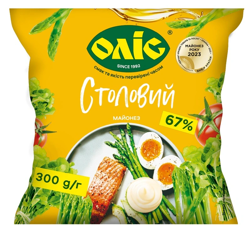 Майонез 67% Олком столовый, 300 г