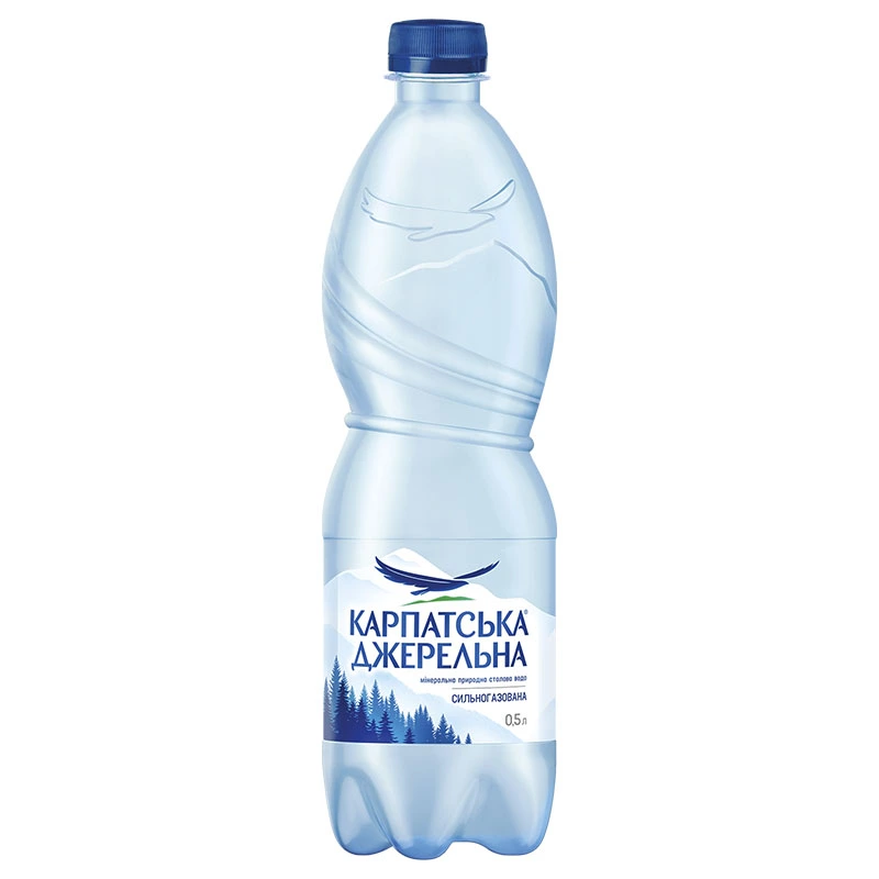 Вода газированная Карпатська Джерельна, 0.5 л