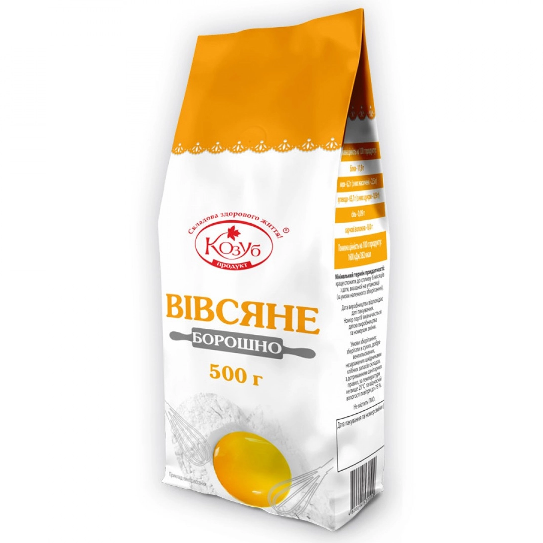 Мука овсяная Козуб, 500 г