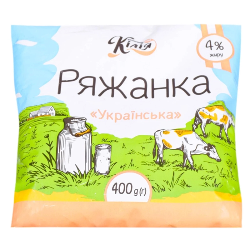 Ряженка 4% Кілія, 400 г