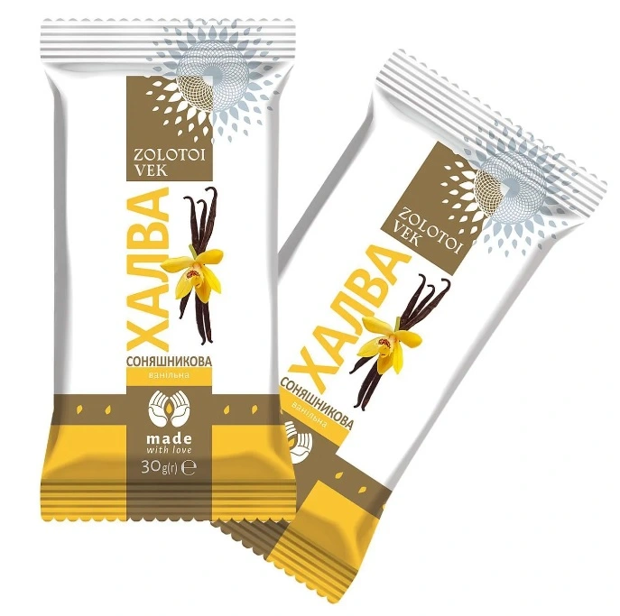 Халва подсолнечная ванильная Zolotoi Vek