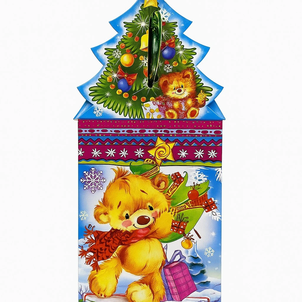 Новогодний подарок Мишка Доминик, 350 г