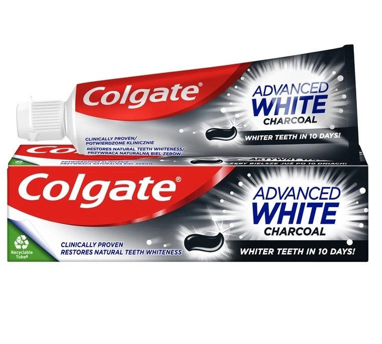 Зубная паста Отбеливающая с углём Colgate, 75 мл