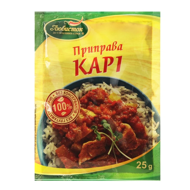 Приправа Карри Любисток, 25 г