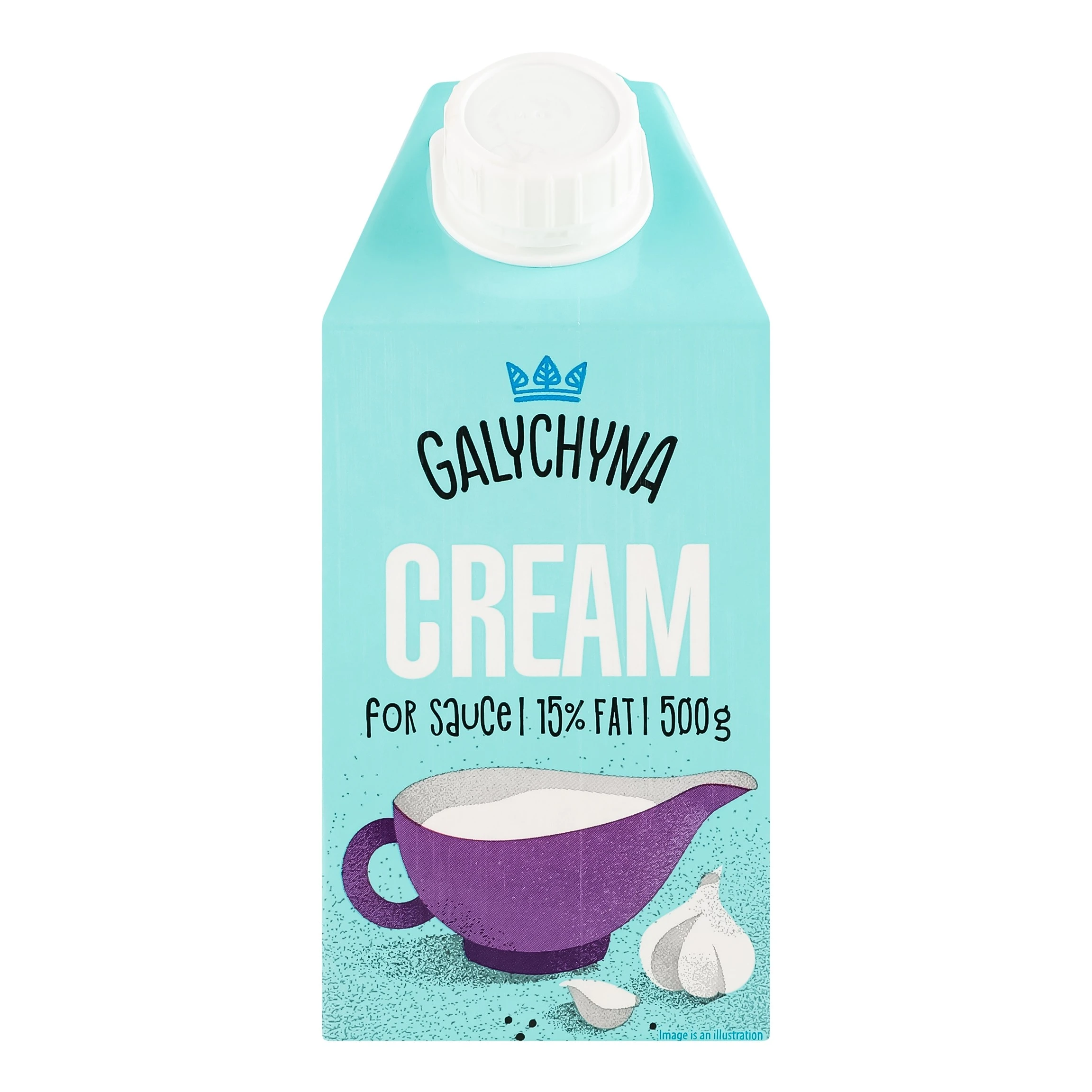 Сливки 15% ультрапастеризованные Для соуса Галичина, 500 гP