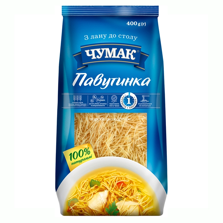 Макаронные изделия Паутинка Чумак, 400 г