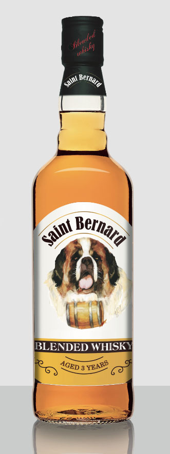 Виски Saint Bernard, 0.7 л