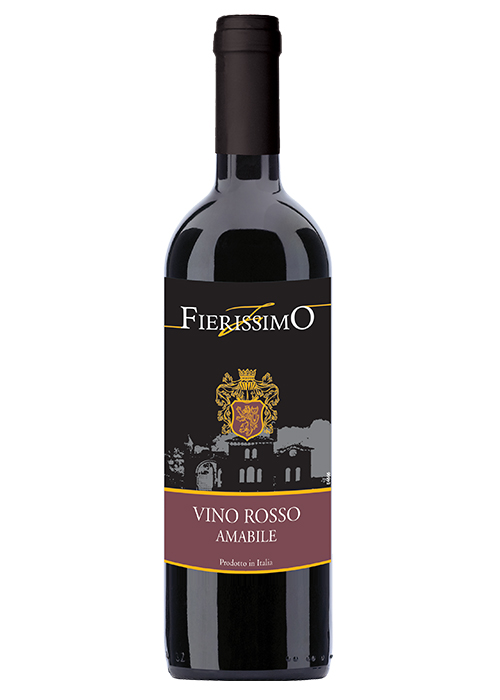 Вино красное полусладкое Rosso Fierissimo, 0.75 л