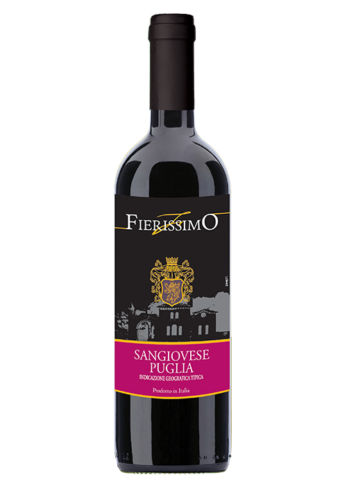 Вино червоне напівсухе Sangiovese Fierissimo, 0.75 л