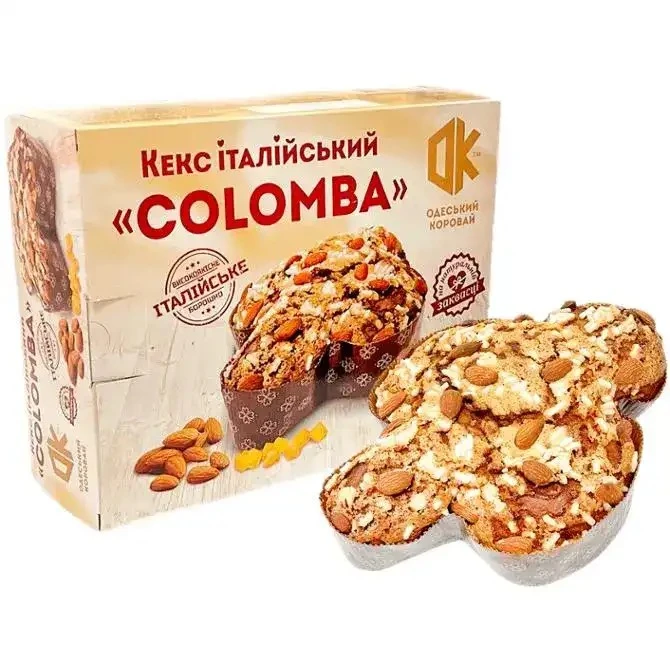 Кекс Итальянский католический Коломбо Одеський хлібозавод 4, 500г