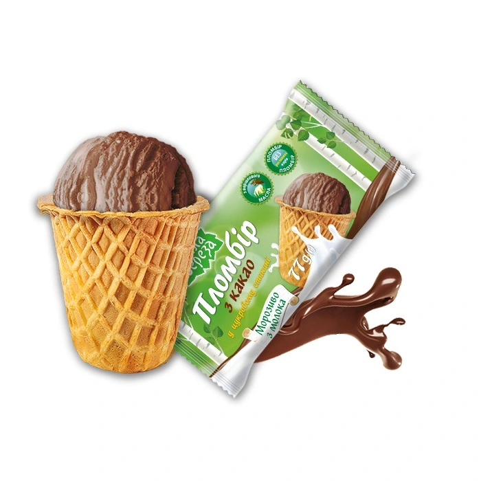 Мороженое шоколадное в вафельном стакане Біла Береза, 77 г