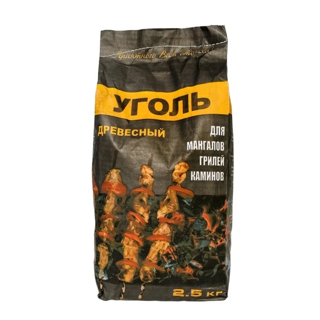 Уголь древесный, 2.5 кг