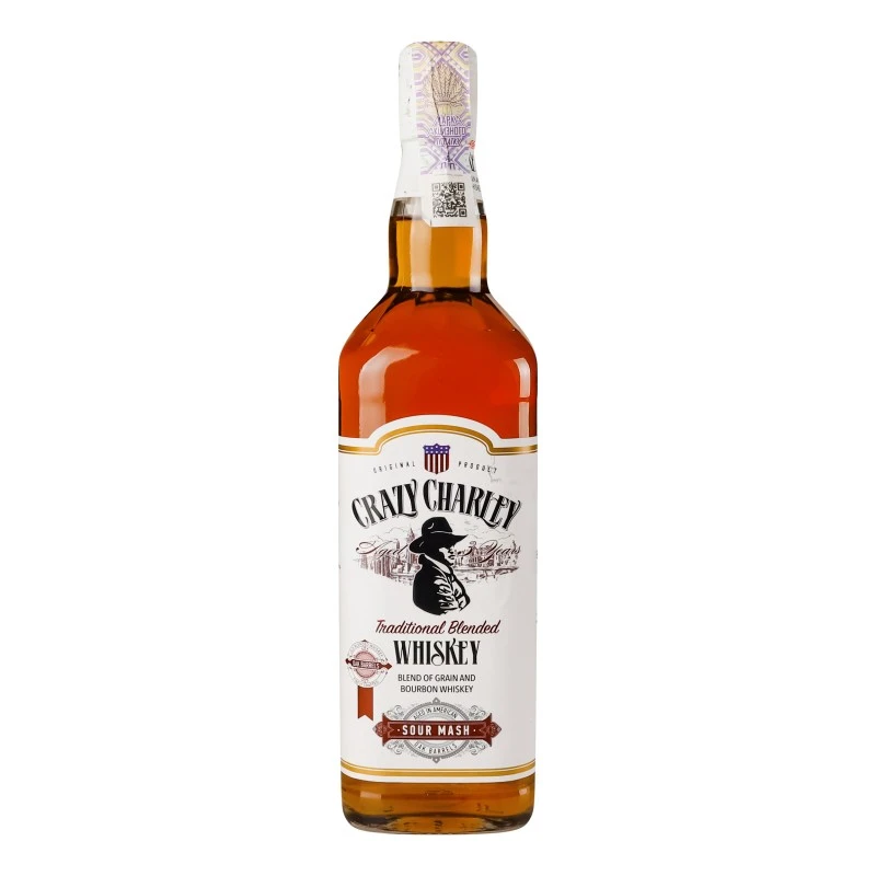 Виски black Crazy Charley, 0.7 л