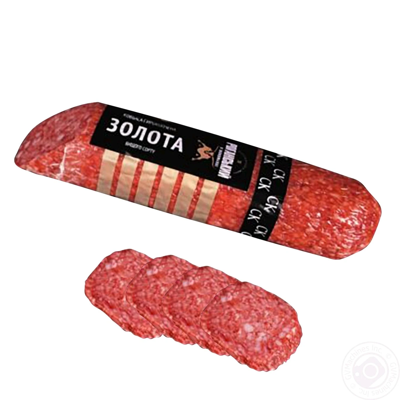 Колбаса сырокопченая в/с Золотая Роганский МК