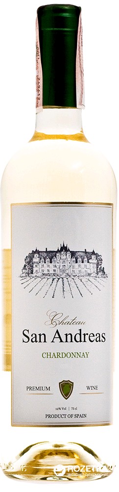 Вино белое сухое Шардоне Chateau San Andreas , 0.75 л