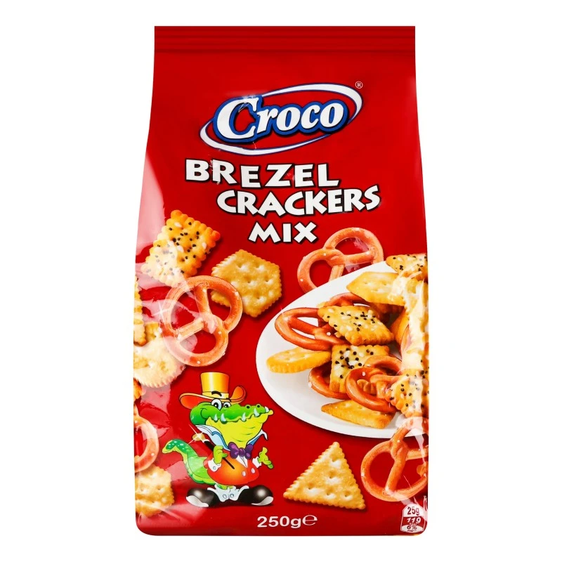 Микс крекеров и крендельков Croco, 250 г