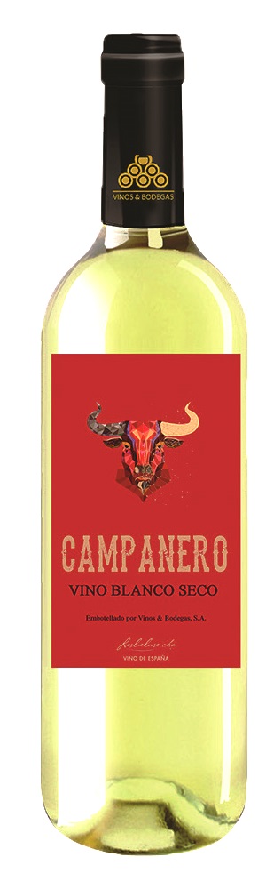Вино белое сухое Campanero, 0.75 л