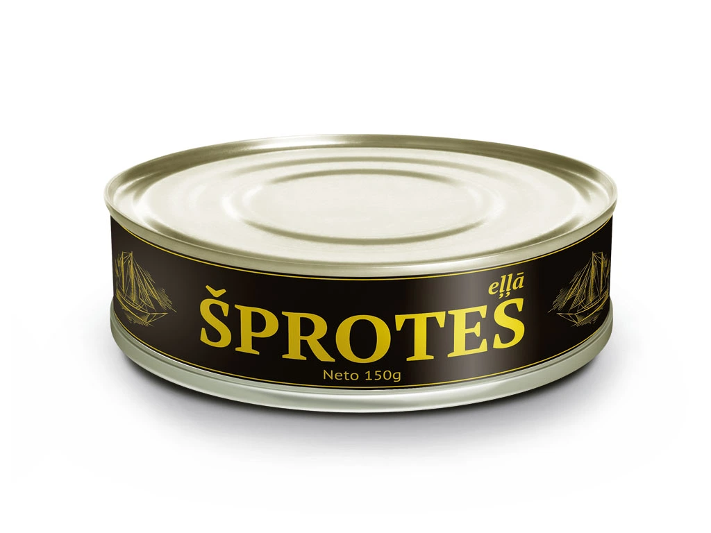 Консервированные шпроты в масле Рыбная Затока, 150 г