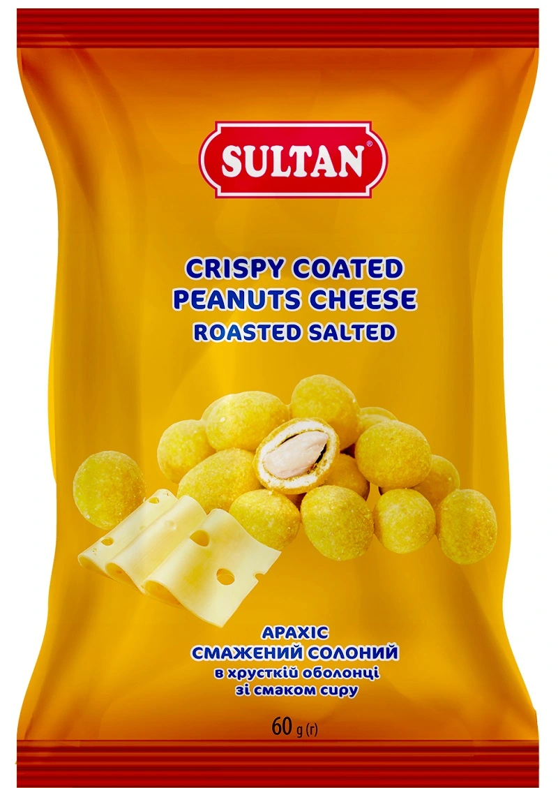 Арахис жареный со вкусом сыра Султан, 60 г