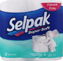 Туалетная бумага Selpak, 4 шт/уп.