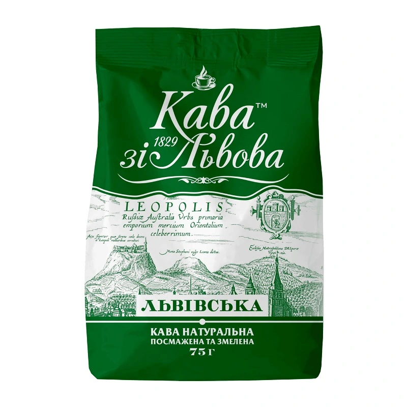 Кофе молотый Львовский Кава Зі Львова, 75г