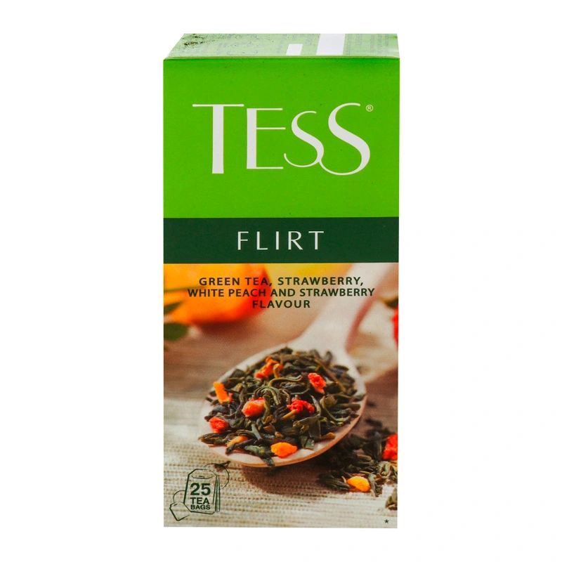 Чай пакетированный зеленый Flirt Tess, 25 шт/уп.