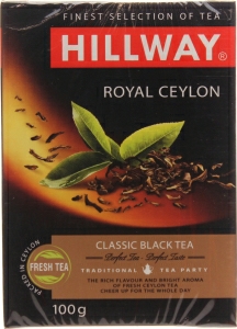 Чай черный листовой  Hillway Роял Цейлон, 100 г