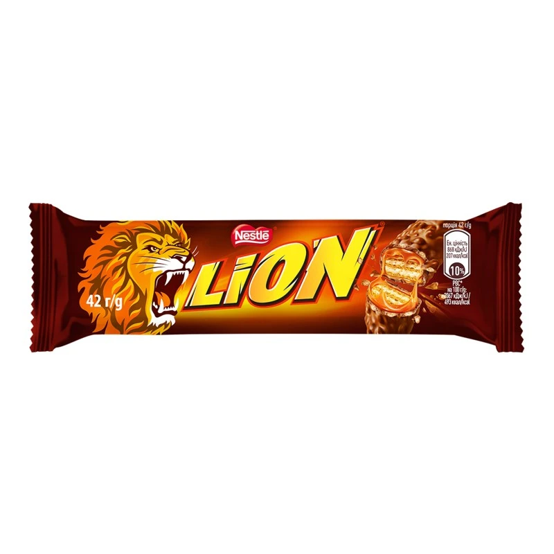 Вафельный батончик Lion, 42 г