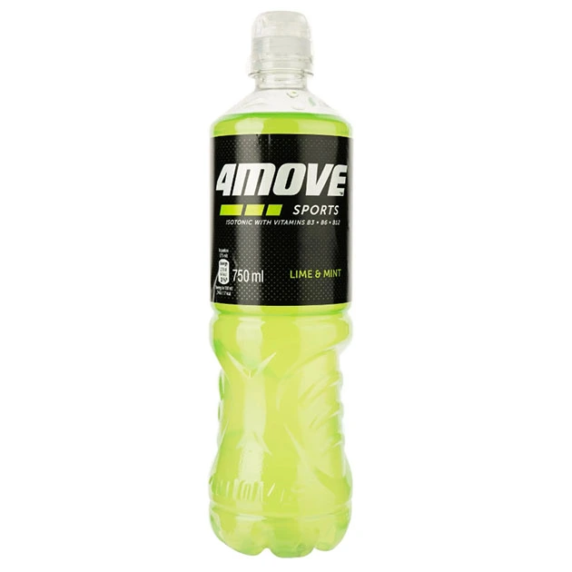 Напиток изотонический негазированный Лайм и мята 4Move, 0.75 л