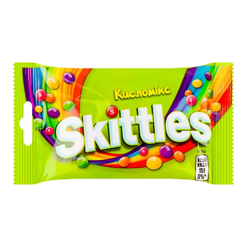 Драже жевательные Кисломикс Skittles, 38 г