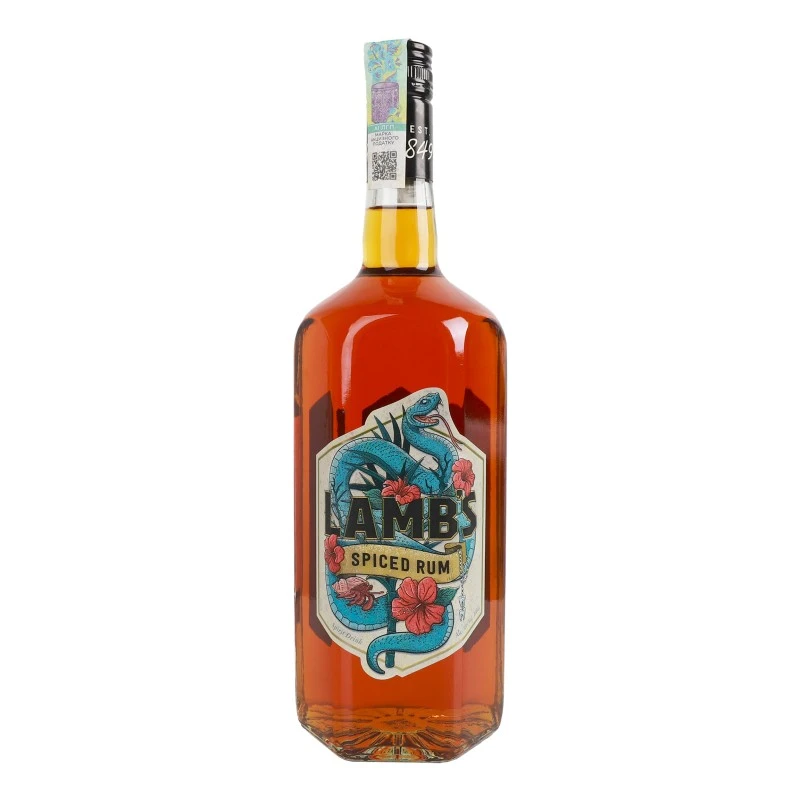 Напиток алкогольный 30% крепкий на основе рома Spiced Lamb's, бут 1 л