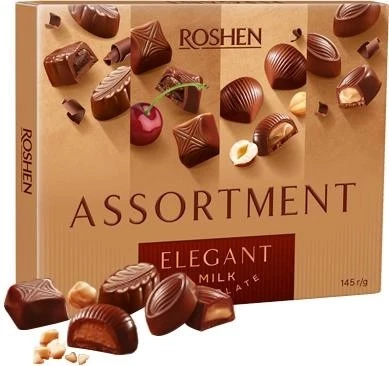 Конфеты шоколадные Elegant Assortment Roshen, 145 г