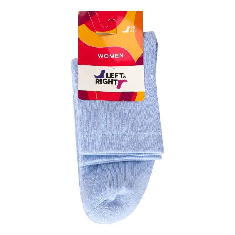 Носки женские Левый&amp;Правый 140 голубой р.36-40  20