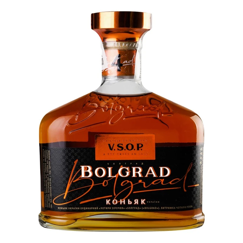 Коньяк 4 звезды Bolgrad, 0.5 л