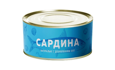 Консервированные сардины с добавлением масла Рыбная Затока, 240 г