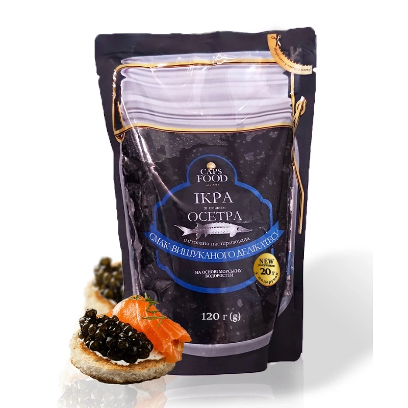 Икра имитированная со вкусом Осетра Caps Food, 120 г