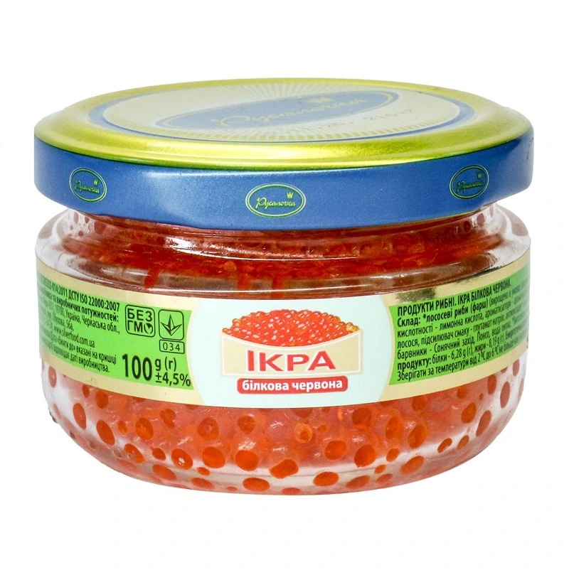Икра белковая красная Русалочка, 100 г