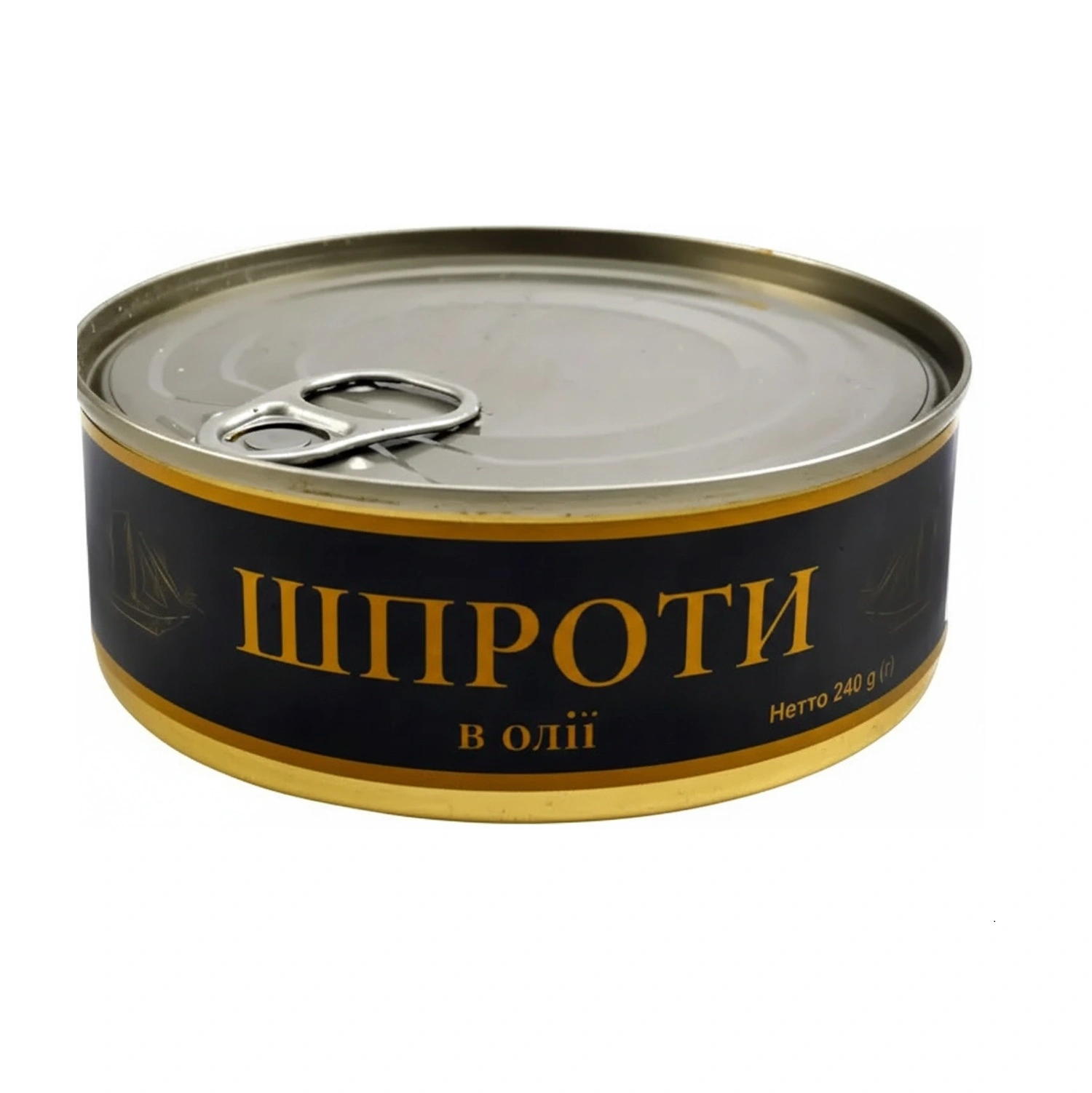 Консервированные шпроты в масле Рыбная Затока, 230/240 г