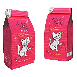 Гигиенический наполнитель средний 5 с лавандой Poloneo, 5 кг