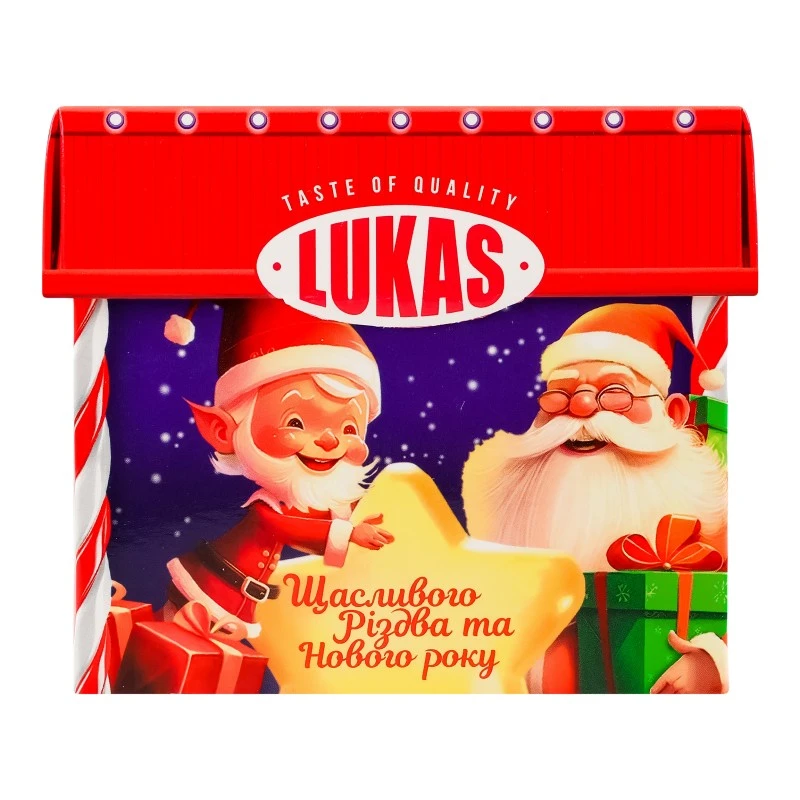 Новогодний подарок Счастливого Рождества и Нового года Lukas, 250 г