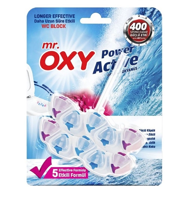 Блок для очистки унитаза Океанический бриз Mr.Oxy, 2 шт/уп.