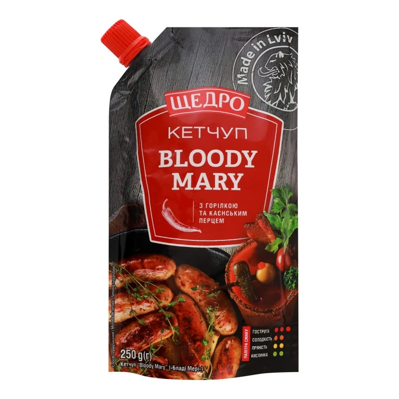 Кетчуп Bloody Mary Щедро, 250 г