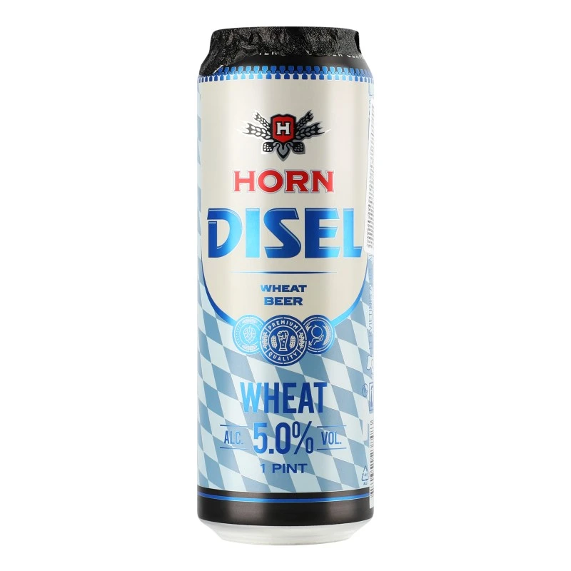 Пиво светлое Blanche 4.5% ж/б Horn Disel, 0.568 л