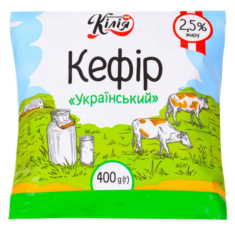 Кефир 2.5% Кілія, 400 г
