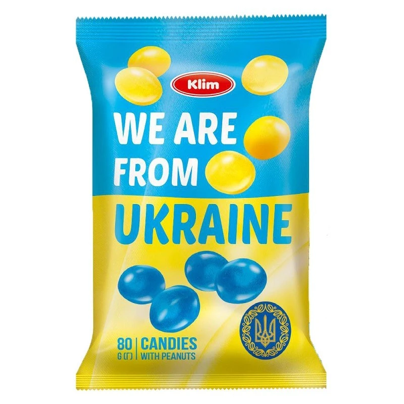 Драже арахис в хрустящей оболочке  Мы из Украины, 80 г