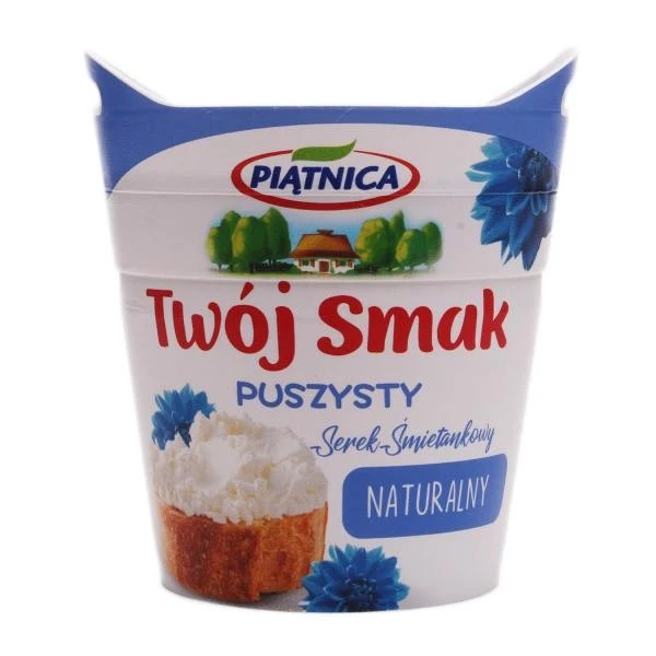 Крем-сыр 60% сливочный натуральный Twoj Smak Piatnica, 150 г