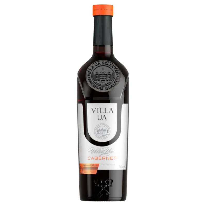 Вино красное сухое Cabernet Villa UA, 0.75 л