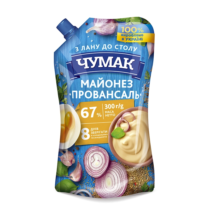 Майонез 67% Провансаль Чумак, 300 г