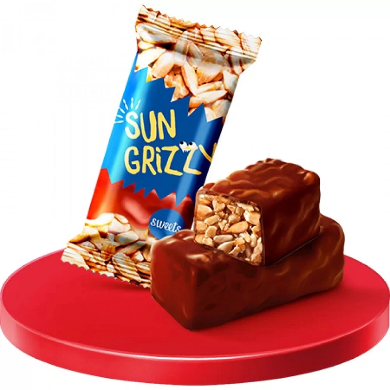 Конфеты глазированные с арахисом Sun Grizzy Лукас