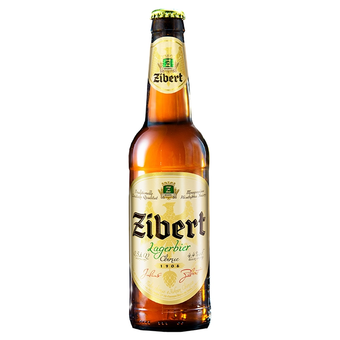 Пиво светлое Lagerbier Zibert, 0.5 л